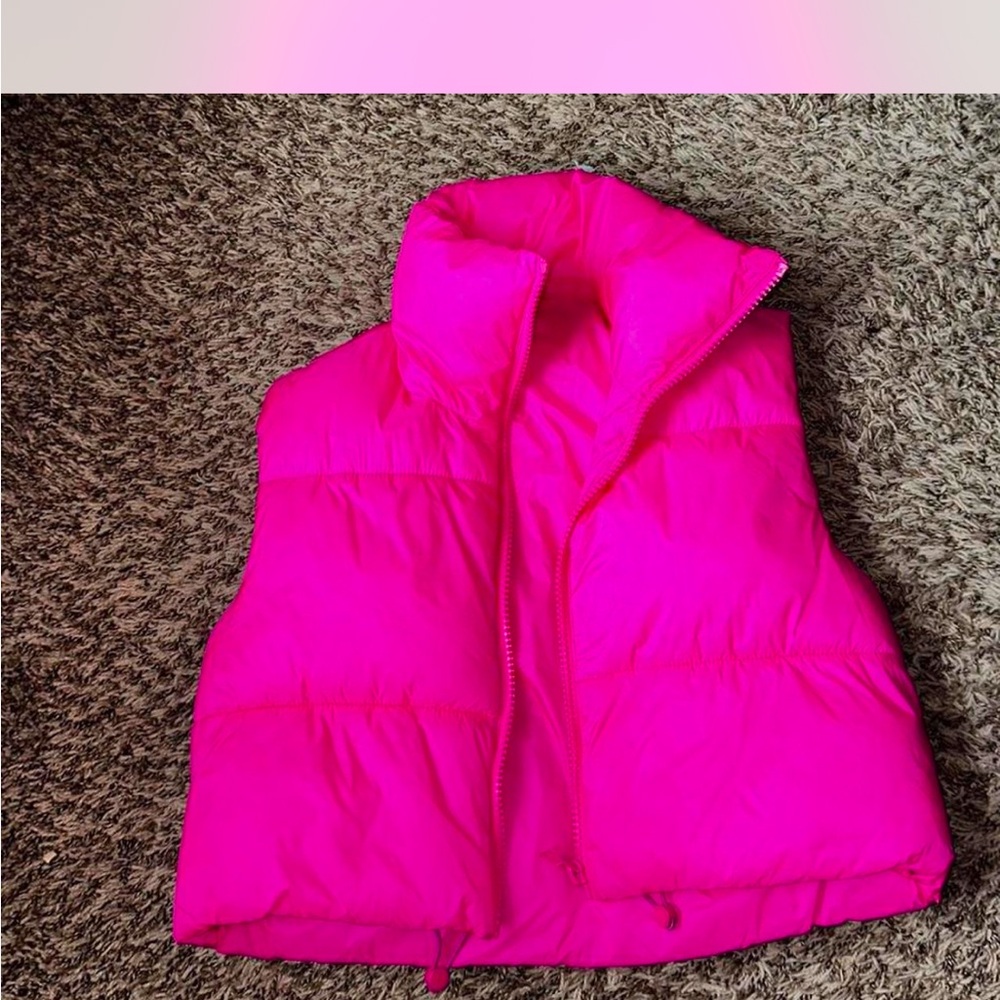 Kids Pink Puffer Vest